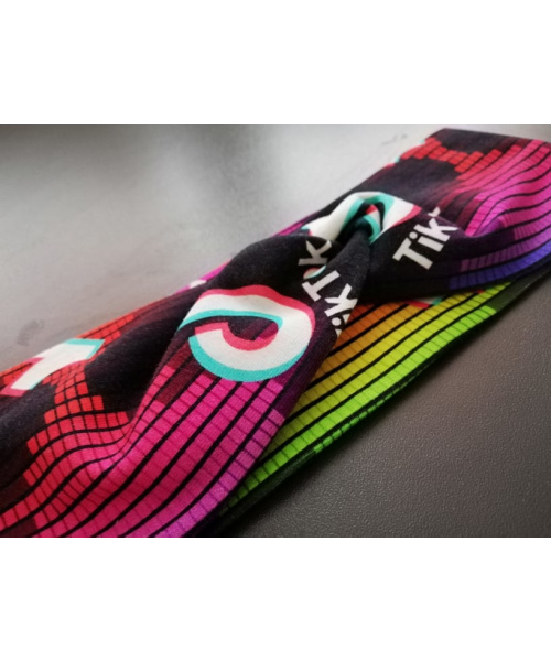 Čepice, kšiltovky - Turbanová čelenka TIK TOK