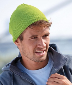 Čepice Knitted Beanie with fleece insert Myrtle Beach (MB7925)