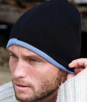 Čepice Result Contrast Knitted hat (RC046X)