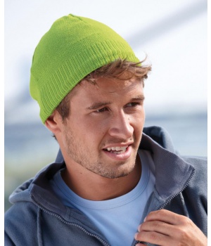 Čepice Knitted Beanie with fleece insert Myrtle Beach (MB7925)