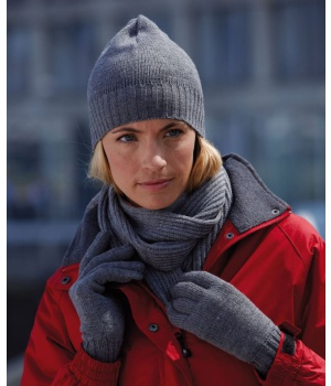 Pletená čepice Rib-Beanie Myrtle Beach (MB503)