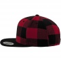 Flanelový snapback FLEXFIT (6089RC)